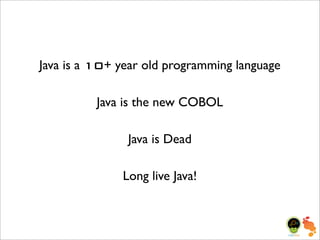 Bitter Java, Sweeten with JRuby