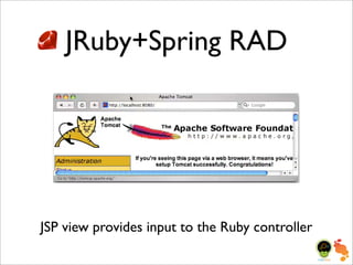 Bitter Java, Sweeten with JRuby