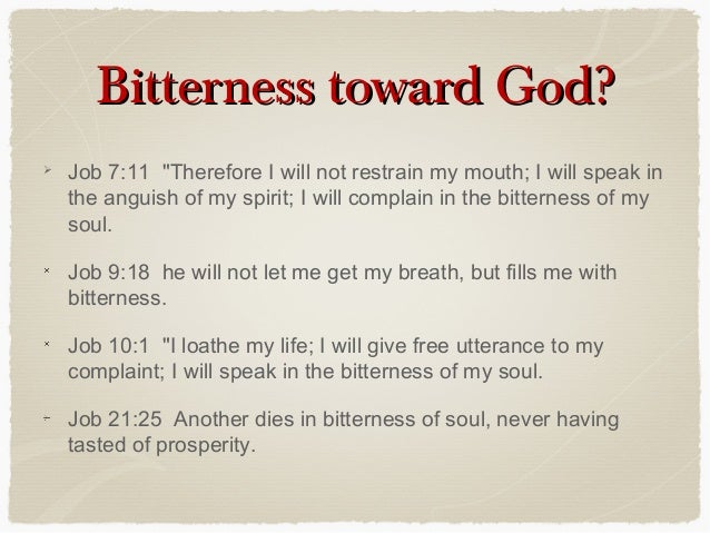 bitterness
