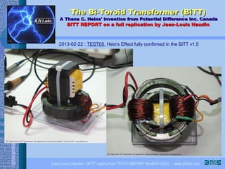 Bit Let Transformers BiTT JLN Labs_Report Independent Third Party Test FRANCE | PDF