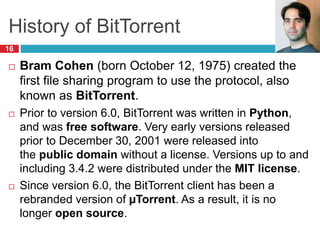 Bit torrent a revolution in p2p | PPT