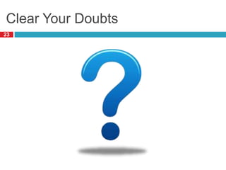 Clear Your Doubts
23
 