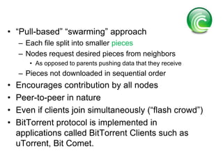 Designed to transfer large files 