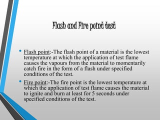production tests aging of bitumen and modified Bitumen | PPTX