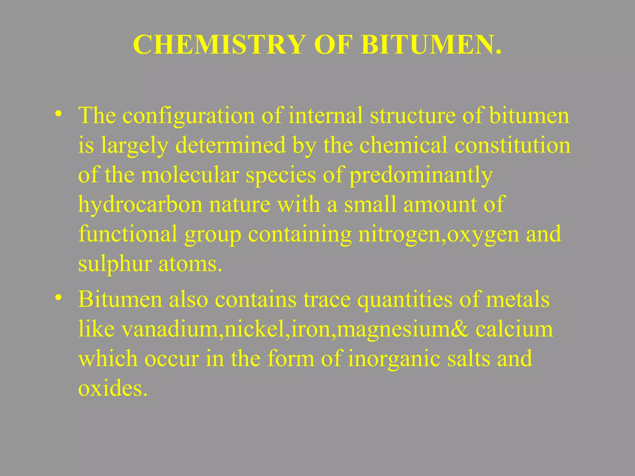 Bitumen materials in road transport | PPT