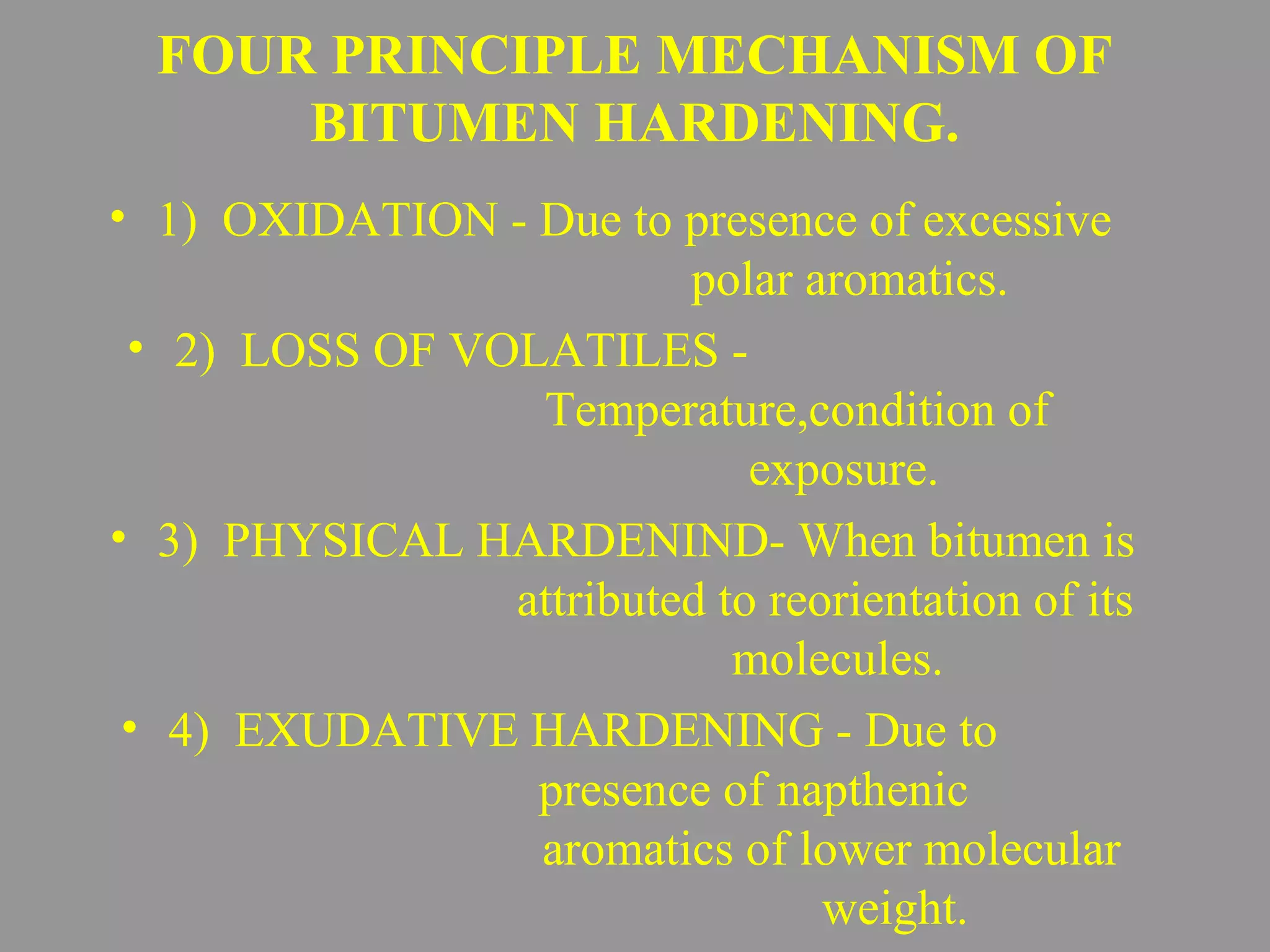 Bitumen materials in road transport | PPT