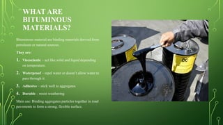 Comprehensive Overview of Bituminous Materials in Road Construction ...