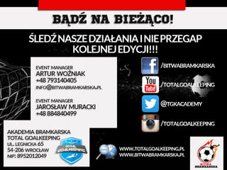 V Bitwa Bramkarska - Wrocław 2016