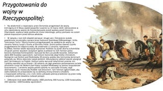 Bitwa pod Cecorą material historyczny prezentacja | PDF