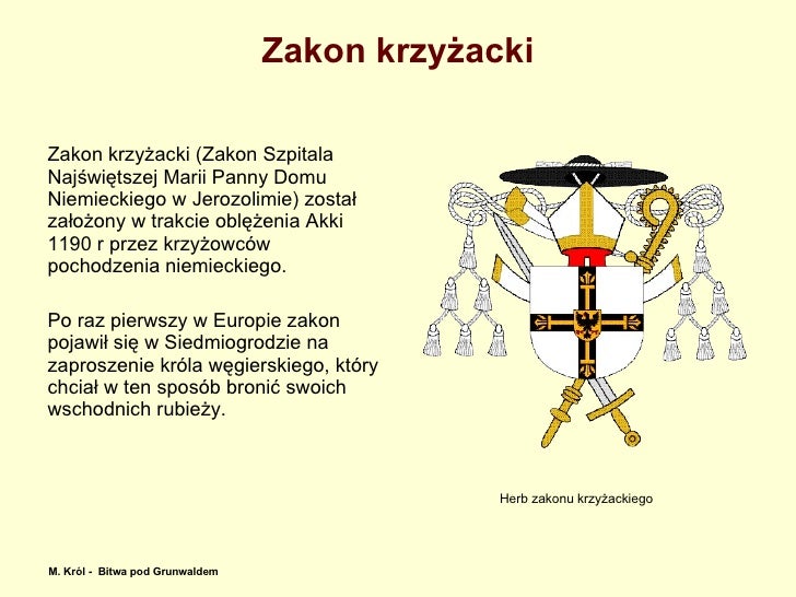Historia Klasa 4 Bitwa Pod Grunwaldem