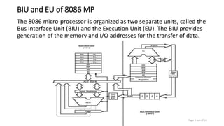 Bus Interface Unit(BIU) of 8086 Microprocessor | PPTX | Programming ...