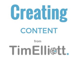 Creating content deck