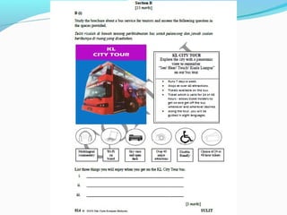 BI exam paper format UPSR 2016