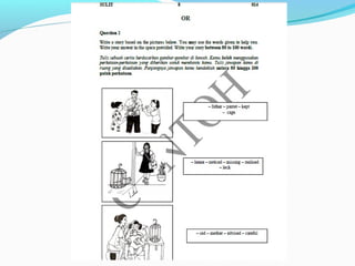 BI exam paper format UPSR 2016