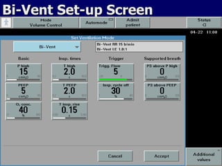Bi-Vent Set-up Screen 
