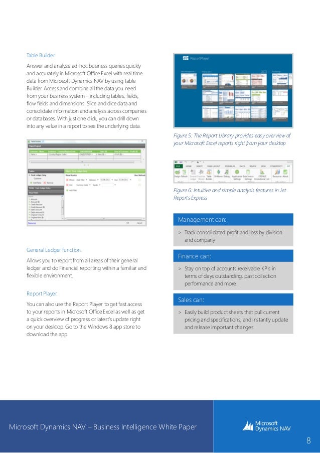 Microsoft Dynamics NAV Business Intelligence White Paper
