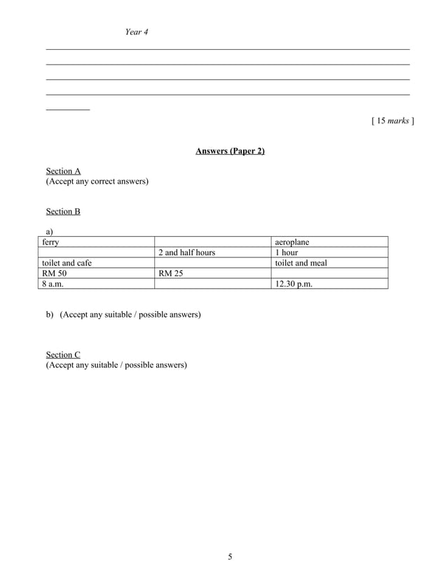 Bi Year 4 Paper 2 Doc