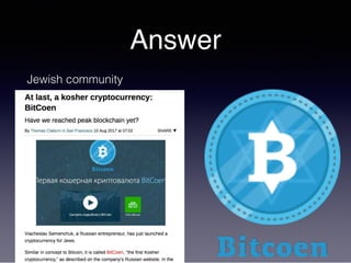 Answer
Jewish community
 