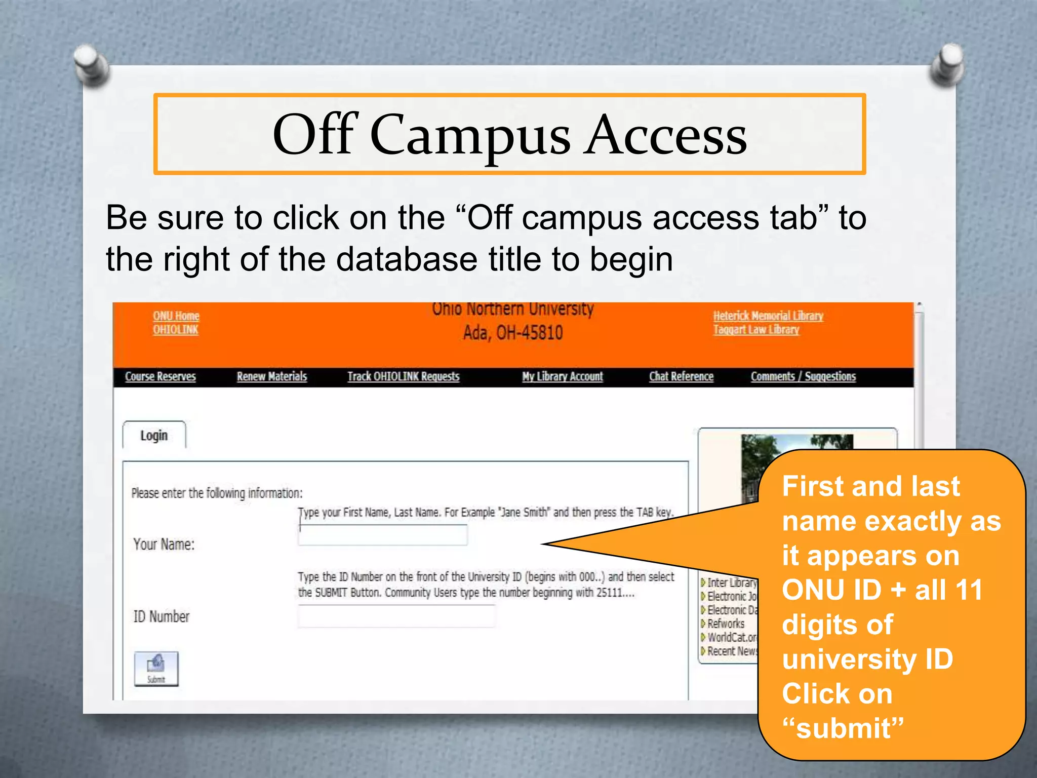 What is included?
O POLAR
O Article-level searching for all

EBSCO databases
O Article-level searching for a variety
of other databases: JSTOR,
Hoover’s, AccessPharmacy, etc.
O Title-level searching for most other
databases: IEEE, CIAO, Proquest
Nursing & Allied Health
O OhioLink central catalog

 