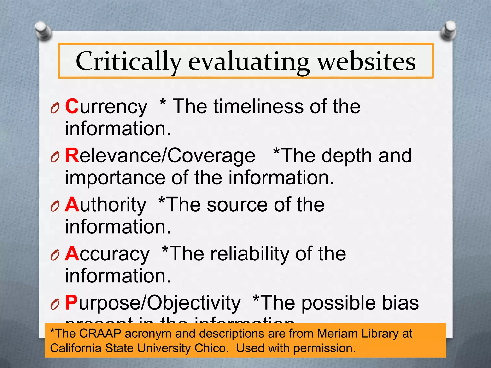 Bibliographic Citation Software

REFWORKS

 