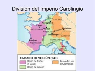 División del Imperio Carolingio
 