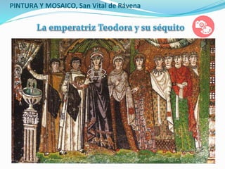 PINTURA Y MOSAICO, San Vital de Rávena
 