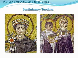 PINTURA Y MOSAICO, San Vital de Rávena
 
