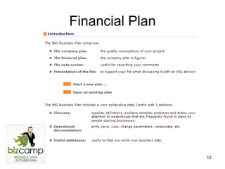 Financial Plan 