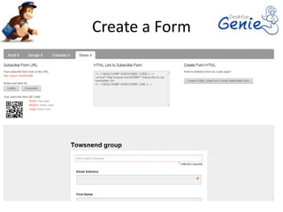 Create a Form
 