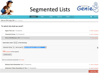 Segmented Lists
 