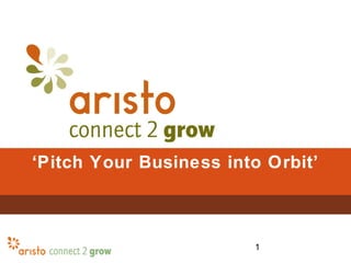 `   ‘Pitch Your Business into Orbit’



                            1
 