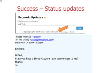 Success – Status updates
