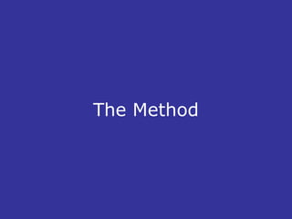 The Method
 