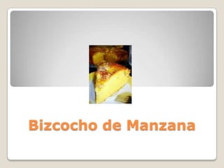 Bizcocho de Manzana 