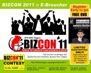 Bizcon 2011 - Participant e-Brochure