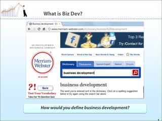 Biz Dev 101 - An Interactive Workshop on How Deals Get Done Slide 4