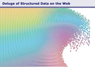 Slide 3
Deluge of Structured Data on the Web
 