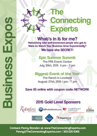 Business Expo in July and August