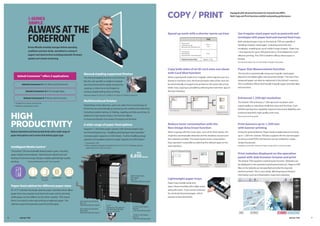 Konica Laser Multifunctional Printer Features High Printing Speed | PDF
