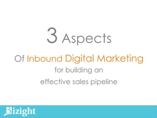  
  
  
  
  
  
	
  

3 Aspects
Of Inbound Digital Marketing
for building an
effective sales pipeline

 
