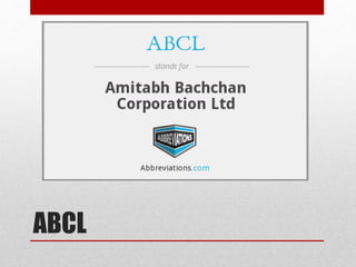 ABCL
 