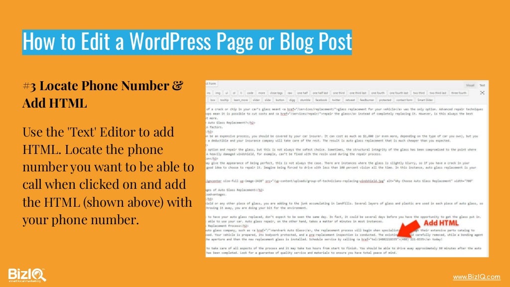 How to Make Phone Number Clickable [WordPress]