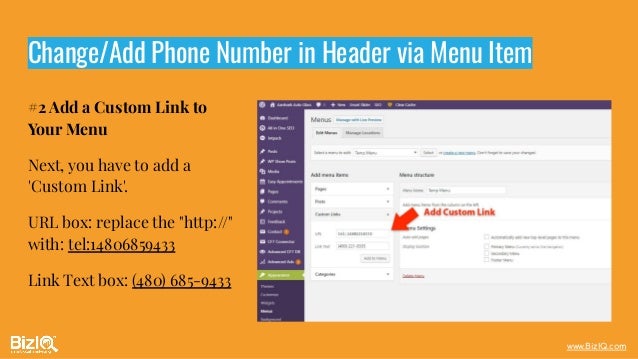 How To Make Phone Number Clickable WordPress 