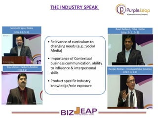 THE INDUSTRY SPEAK  