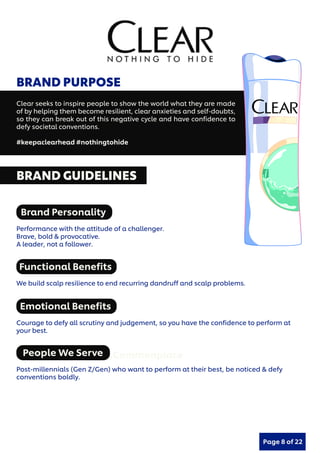 Clear seeks to inspire people to show the world what they are made
of by helping them become resilient, clear anxieties an...