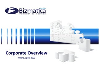 Corporate Overview Milano, aprile 2009 