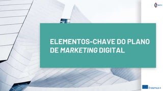ELEMENTOS-CHAVE DO PLANO
DE MARKETING DIGITAL
 