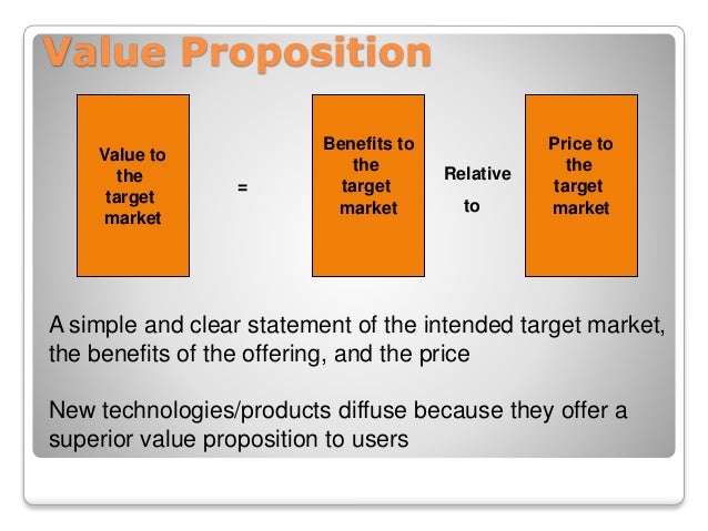 Value proposal picture