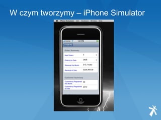 W czym tworzymy – iPhone Simulator 