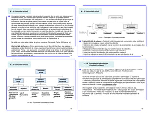 4.1.6. Komuniteti virtual
Komunitetet virtuale meritojnë një vëmendje të veqantë, dhe jo vetëm për shkak se janë
më transparentet, por ndoshta edhe forma e vetme e mbijetuar që paraqet qëllimin
original të krijimit të internetit. Me përdorimin e IT për të avancuar nevojën e njeriut për të
komunikuar me anë të nyjeve (peers), komunitetet virtuale mund të krijojnë vlera të
rëndësishme për pronarët e tyre si dhe për anëtarët e tyre. Komunitetet virtuale krijohet
në bazë të specifikave të ndonjë grupi, interesit të përbashkët, informimit, etj. Kur krijohet
njëherë, komuniteti virtual është më pak i ndikueshëm nga konkurenca apo nga modelet
tjera të biznesit. Baza e suksesit të këtij modeli është që anëtarët janë të inkurajuar të
komunikojnë me njëri tjetrin. Komunikimi në mes të anëtarëve mund të jetë me anë të e-
mail, tabelat e buletineve, bisedimet online (chat), konferencat e bazuara në Web, ose
mediat e tjera të bazuara në kompjuter, që paraqesin karakteristikën dalluese të këtij
modeli. Shembull i këtyre modeleve mund jenë Yahoo grupet, komunitetet e studentëve,
grupet virtuale të inxhinierëve, komunitetet virtuale të investorëve, etj.
Në këtë grup hyjnë edhe rrjetet e njohura sociale si: Facebook, Twitter, MySpace, etj.
Burimet e të ardhurave – Firma sponzoruese mund të arrijë të ardhura nga pagesa e
anëtarësisë, shitjet direkte të të mirave maeriale dhe shërbimet, reklamimet dhe dhënia e
autorizimeve. Firma e cila sponzoron komunitetin virtual si një shtesë në aktivitetet e saj
(P.sh.Yahoo), mund të mos ketë fare të ardhura nga komuniteti virtual. Por, firma përfiton
përfitime tjera siq janë lojaliteti i konsumatorëve dhe njohuri më të thella për bazën dhe
rrethin e konsumatorëve të vet.
[
75
4.1.6. Komuniteti virtual
Faktorët kritik të suksesit – Faktorët kritik të suksesit për komunitetin virtual përfshijnë:
• Gjetjen dhe mbajtjen e masës kritike të anëtarëve.
• Ndërtimin dhe mbajtjen e lojalitetit me një kombinim të përshtatshëm të përmbajtjes dhe
karakteristikave.
• Mbajtja e konfidencialitetit dhe sigurisë së informatave të anëtarëve.
• Balancimi i potencialit komercial dhe interesave të anëtarëve.
• Referimet e profilit të anëtarëve tek reklamuesit dhe tregtarët.
• Krijimin e ndjenjës së besimit në komunitetin nga ana e anëtarëve të tij.
[
76
Fig. 4.3. Tipologjia e Komuniteteve virtuale
4.1.6. Komuniteti virtual
77
Fig. 4.4. Orientimet e komuniteteve virtuale
4.1.8. Provajderët e përmbajtjes
(Content Providers)
Krijojnë të ardhura me ofrimin e përmbajtjeve digjitale, siç janë lajmet digjitale, muzika,
fotot, ose video, me anë të web-it (WSJ.com, CNN.com, TheStreet.com,
Gettyimages.com, MP3.com)
Si shumë terma të asociuar me e-bizneset, provajderi i përmbajtjes ka kuptime të
ndryshme. Me provajder të përmbajtjes kuptojmë firmën e cila krijon dhe ofron përmbajtje
– informata, produkte ose shërbime në formë digjitale tek konsumatorët me anë të palëve
të treat. Shembujt konkret të provajderëve të përmbajtjes janë parashikuesit e motit si për
shembull Weather Channel (www.weather.com).
Shembuj tjerë janë provajderët e përmabjtjeve muzikore, filmave, librave, etj.
Infrastruktura – Provajderët e përmbajtjes duhet të katalogizojnë dhe ruajnë përmbajtjen
e tyre në modulet e indeksuara mirë ashtu që ato të mund të kombinohen dhe
rregullohen për tu përshtatur nevojave të konsumatorëve me anë të varieteteve të
kanaleve.
[
78
 
